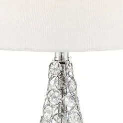 360 Lighting Sergio Modern Accent Table Lamps 23 1/2" High Set Of 2 Acrylic Chrome USB Charging Port White Drum For Bedroom Living Room Bedside Desk 10 360 Lighting Sergio Modern Accent Table Lamps 23 1/2" High Set Of 2 Acrylic Chrome USB Charging Port White Drum For Bedroom Living Room Bedside Desk -Famous Lighting Store GUEST 05e37469 63de 4569 8fb7 e40b713dc79a