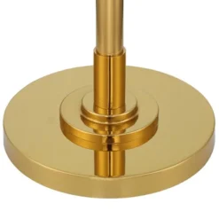 Possini Euro Design Kinsey Modern Downbridge Floor Lamp 67" Tall Warm Brass Metal Stone Pattern Glass Shade For Living Room Reading Bedroom Office -Famous Lighting Store GUEST 076e3d07 96f0 4dfa a45a 50da0ab59142