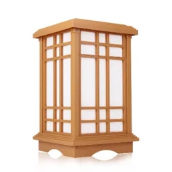 Solar LED Zen Outdoor Lantern With Amber/White Light - Techko Maid -Famous Lighting Store GUEST 0869b34f ec8d 498a a83f 7fadb92d28f8