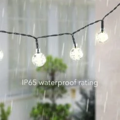 Dartwood 39 Ft Solar Crystal Ball String Lights - Solar Outdoor Lights - LED Light Bulbs For Your Home, Yard, Or Garden (4 Pack) 9 Dartwood 39 Ft Solar Crystal Ball String Lights - Solar Outdoor Lights - LED Light Bulbs For Your Home, Yard, Or Garden (4 Pack) -Famous Lighting Store GUEST 0b08139d 0536 4fc8 862d 01a83e2fcbab