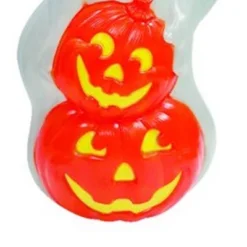Union Products 56480 60-Watt Light Up Ghost & Pumpkin Halloween Outdoor Garden Statue Decoration Made From Blow-Molded Plastic, White/Orange (2 Pack) -Famous Lighting Store GUEST 0dc196d1 035e 46ed 9323 8d1e77236c5d