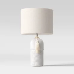 Large Assembled Ceramic Table Lamp White - Threshold™ -Famous Lighting Store GUEST 110180f4 8e56 42b0 95f4 39a5d92c8373