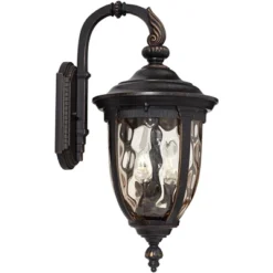 John Timberland Bellagio Vintage Rustic Outdoor Wall Light Fixture Bronze Downbridge 20 1/2" Champagne Hammered Glass For Post Exterior Barn House 12 John Timberland Bellagio Vintage Rustic Outdoor Wall Light Fixture Bronze Downbridge 20 1/2" Champagne Hammered Glass For Post Exterior Barn House -Famous Lighting Store GUEST 120ad2a9 cebd 4bd8 b338 1408f21ae4e0