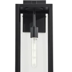 John Timberland Titan Modern Outdoor Wall Light Fixture Mystic Black 20" Clear Glass For Post Exterior Barn Deck House Porch Yard Patio Home Outside 10 John Timberland Titan Modern Outdoor Wall Light Fixture Mystic Black 20" Clear Glass For Post Exterior Barn Deck House Porch Yard Patio Home Outside -Famous Lighting Store GUEST 150f51d2 fe56 4ae4 a730 0deedc2301c7