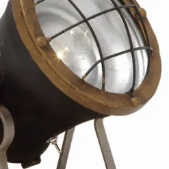 11" Vintage Reflections Rustic Iron Tripod Spotlight (Includes LED Light Bulb) - Olivia & May -Famous Lighting Store GUEST 1a5d183a de39 4385 800d 3b7fd1dc2eff