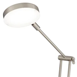 360 Lighting Xenos Modern Desk Lamp 20" High Satin Nickel With USB Charging Port LED Adjustable Arm White Head For Bedroom Living Room Bedside Reading -Famous Lighting Store GUEST 2130026e d555 4a98 9654 435fa5b07858
