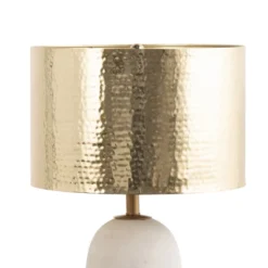 NuLOOM Monroe Concrete & Iron 25" Table Lamp Lighting - Brass 25" H X 14" W X 14" D -Famous Lighting Store GUEST 264288f4 b596 43ec 83e5 b88509a31290