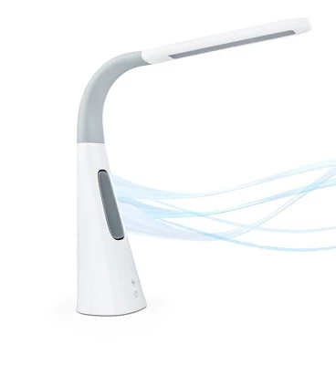 Mount-It! Turcom AirLight Ultrabright LED Desk Lamp With Bladeless Three Speeds Fan Panel | White 6 Mount-It! Turcom AirLight Ultrabright LED Desk Lamp With Bladeless Three Speeds Fan Panel | White - Image 6