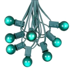 Novelty Lights 25 Feet G30 Globe Outdoor Patio String Lights, Green Wire -Famous Lighting Store GUEST 2a2303c0 a2e2 4969 bba1 0984e3503f28