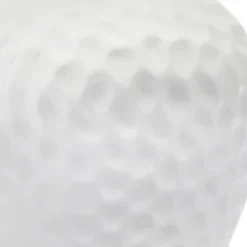 20.08" Traditional Ceramic Texture Imprint Winding Table Desk Lamp With Matching Fabric Shade White - Creekwood Home -Famous Lighting Store GUEST 2de1b959 f1cd 47b5 877b f258998a743a