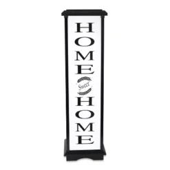 Techko Maid LED Solar 33.3" Welcome Home Large Decorative Outdoor Lantern Off-White/Yellow -Famous Lighting Store GUEST 2f24e444 e531 49a6 a6bc 9fb520b973ec