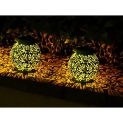 2pk Round Decorative Outdoor Lanterns Green - Techko Maid 12 2pk Round Decorative Outdoor Lanterns Green - Techko Maid -Famous Lighting Store GUEST 2fa327d6 e7ac 4b0f b27f 5069c375f7ea