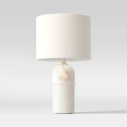 Large Assembled Ceramic Table Lamp White - Threshold™ -Famous Lighting Store GUEST 36ca6830 59dc 4af0 b5bc aa234fea89de
