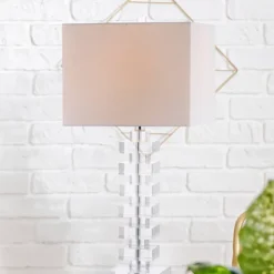 28" Crystal June Table Lamp (Includes LED Light Bulb) Clear - JONATHAN Y -Famous Lighting Store GUEST 37571528 e003 43c2 a9cd 445c7d4edd9c