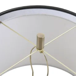 Logan Manor Amber Glass Table Lamp With Two Tone Fabric Shade - StyleCraft -Famous Lighting Store GUEST 37a17fa6 37a7 4ca5 b1be 7bba3a676533