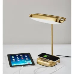 Radley Charge Desk Lamp With Smart Switch Antique Brass (Includes LED Light Bulb) - Adesso 9 Radley Charge Desk Lamp With Smart Switch Antique Brass (Includes LED Light Bulb) - Adesso -Famous Lighting Store GUEST 3be49afd d5a3 4f8d a3de 8ee2fd160e73