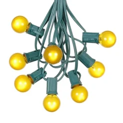 Novelty Lights 25 Feet G30 Globe Outdoor Patio String Lights, Green Wire -Famous Lighting Store GUEST 3cf186c1 2795 40ad 9d08 20a7ae219375