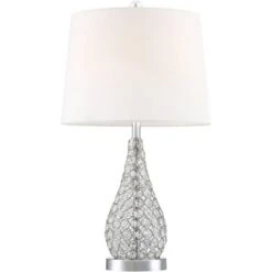 360 Lighting Sergio Modern Accent Table Lamps 23 1/2" High Set Of 2 Acrylic Chrome USB Charging Port White Drum For Bedroom Living Room Bedside Desk 15 360 Lighting Sergio Modern Accent Table Lamps 23 1/2" High Set Of 2 Acrylic Chrome USB Charging Port White Drum For Bedroom Living Room Bedside Desk -Famous Lighting Store GUEST 3d608808 3ba7 4e26 a7d0 3bc2d1e50e10