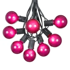 Novelty Lights 100 Feet G50 Globe Outdoor Patio String Lights, Black Wire -Famous Lighting Store GUEST 41cdb637 6a64 4239 b48d 9f82d7fad275