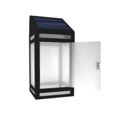 LED Solar Outdoor Wall Lantern With Frost Panel - Techko Maid -Famous Lighting Store GUEST 497bf90f 3df6 4785 9e61 9dd097832941