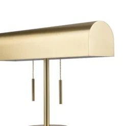 16" 2-Light Blake Table Lamp Matte Brass - Globe Electric -Famous Lighting Store GUEST 49b9b682 99f7 4895 bd60 e8b216f99edc