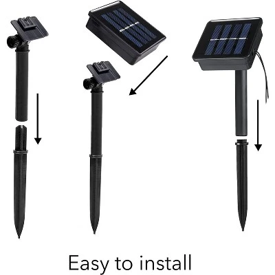 Dartwood 39 Ft Solar Crystal Ball String Lights - Solar Outdoor Lights - LED Light Bulbs For Your Home, Yard, Or Garden (4 Pack) 3 Dartwood 39 Ft Solar Crystal Ball String Lights - Solar Outdoor Lights - LED Light Bulbs For Your Home, Yard, Or Garden (4 Pack) - Image 3