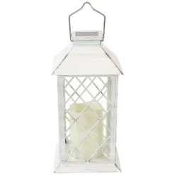 Sunnydaze Decor Sunnydaze Outdoor Concord Hanging Tabletop Solar LED Rustic Farmhouse Decorative Candle Lantern - 11" 16 Sunnydaze Decor Sunnydaze Outdoor Concord Hanging Tabletop Solar LED Rustic Farmhouse Decorative Candle Lantern - 11" -Famous Lighting Store GUEST 53f24cbf 18fb 4a31 83a0 d5b10a3180b2