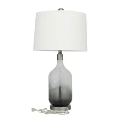 Coastal Glass Table Lamp Set Of 2 Gray - Olivia & May -Famous Lighting Store GUEST 581a6059 1fb8 4e71 bb03 887b4d7ddcf7