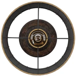 20" Metal Table Lamp With Caged Shade Black/Natural - StyleCraft -Famous Lighting Store GUEST 64b69a6f e741 4487 b369 f2a8bd657faf