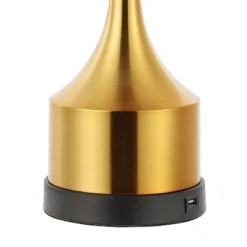 (Set Of 2) 26" Cooper Classic French Country Iron LED Table Lamp With USB Charging Port (Includes LED Light Bulb) - JONATHAN Y -Famous Lighting Store GUEST 70cedcf8 5742 4be4 803d 400cfe60aef9