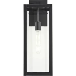 John Timberland Titan Modern Outdoor Wall Light Fixture Mystic Black 20" Clear Glass For Post Exterior Barn Deck House Porch Yard Patio Home Outside 11 John Timberland Titan Modern Outdoor Wall Light Fixture Mystic Black 20" Clear Glass For Post Exterior Barn Deck House Porch Yard Patio Home Outside -Famous Lighting Store GUEST 71f04f57 570c 4aaf 9537 078d70568d99