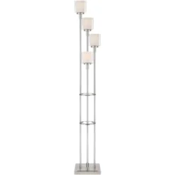 Possini Euro Design Modern Tree Floor Lamp With USB Charging Port 4-Light 72" Tall Brushed Nickel Glass Shade Living Room Reading 15 Possini Euro Design Modern Tree Floor Lamp With USB Charging Port 4-Light 72" Tall Brushed Nickel Glass Shade Living Room Reading -Famous Lighting Store GUEST 788c85f5 5da2 46be 9e0e 119e5f96e772