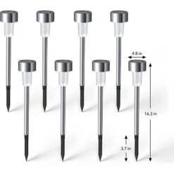 Dartwood Solar Pathway LED Lights - Outdoor Solar Lights For Your Yard, Pathway, Lawn, Patio, Or Driveway (30 Pack , Black) -Famous Lighting Store GUEST 7960c402 3e9d 461a 8d79 4c5a64af145b