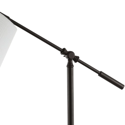 24" Troy Classic Contemporary Iron LED Task Lamp With USB Charging Port Oil Rubbed Bronze (Includes LED Light Bulb) - JONATHAN Y 5 24" Troy Classic Contemporary Iron LED Task Lamp With USB Charging Port Oil Rubbed Bronze (Includes LED Light Bulb) - JONATHAN Y - Image 5