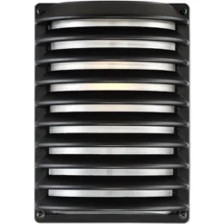 John Timberland Modern Industrial Outdoor Wall Light Fixture Black Grid 10" Frosted Glass For Post Exterior Barn Deck House Porch Yard Posts Patio -Famous Lighting Store GUEST 80d9d2da ed42 4a80 8fb6 d5c09048a757