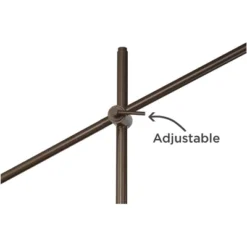 Possini Euro Design Industrial Floor Lamp Adjustable Arm 62.5" Tall Oiled Bronze Metal Light Brown Linen Drum Shade For Living Room Reading 9 Possini Euro Design Industrial Floor Lamp Adjustable Arm 62.5" Tall Oiled Bronze Metal Light Brown Linen Drum Shade For Living Room Reading -Famous Lighting Store GUEST 865aed3f 133f 4541 bf6d b6247a5233dd