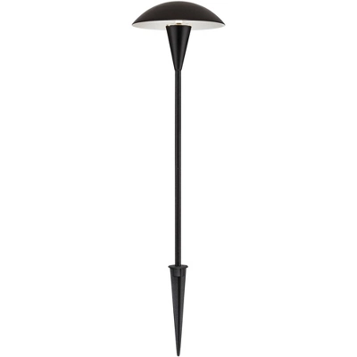 John Timberland Large Mushroom 18" High Black Low Voltage LED Path Light 4 John Timberland Large Mushroom 18" High Black Low Voltage LED Path Light - Image 4