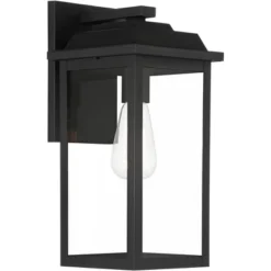John Timberland Eastcrest Modern Outdoor Wall Light Fixture Textured Black 15 1/4" Clear Glass Panels For Post Exterior Barn Deck House Porch Yard 9 John Timberland Eastcrest Modern Outdoor Wall Light Fixture Textured Black 15 1/4" Clear Glass Panels For Post Exterior Barn Deck House Porch Yard -Famous Lighting Store GUEST 8acbdf59 f87a 4fd2 8cae eeff27640eb1