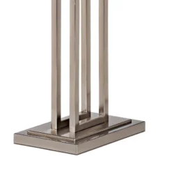 Possini Euro Design Modern Floor Lamp 62" Tall Brushed Nickel Openwork Rectangular Profile Off White Fabric Shade For Living Room Reading 10 Possini Euro Design Modern Floor Lamp 62" Tall Brushed Nickel Openwork Rectangular Profile Off White Fabric Shade For Living Room Reading -Famous Lighting Store GUEST 8b7ff47a 428f 40e2 8e52 8e425d2241d9