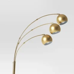 Span 3-Head Metal Globe Floor Lamp Brass - Threshold™ -Famous Lighting Store GUEST 8e157d15 c278 49ac 9708 273e760dcead