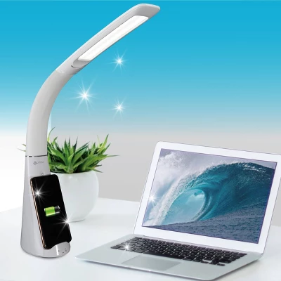 Purify Sanitizing Desk Lamp With Wireless Charging (Includes LED Light Bulb) - OttLite 1 Purify Sanitizing Desk Lamp With Wireless Charging (Includes LED Light Bulb) - OttLite