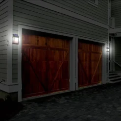 LED Solar Outdoor Wall Lantern With Frost Panel - Techko Maid -Famous Lighting Store GUEST 9859acfd 768f 4197 869a d58b39c4924c