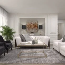 Metal Buffet Lamp With Drum Shade Black - Olivia & May -Famous Lighting Store GUEST 98e31067 ce7d 4038 81a2 bf9930d38462