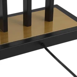 Possini Euro Design Acadia Modern Floor Lamp 71" Tall Black Warm Gold Metal 3 Light Frosted White Glass Globe Shade For Living Room Bedroom Office -Famous Lighting Store GUEST 9f29833b b687 413e 93c1 78ac82b70d0d