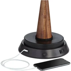 360 Lighting Modern Table Lamp With Dimmable USB And Outlet Workstation Base 24.5" High Bronze Tan Fabric Cylinder For Living Room Desk Bedroom 9 360 Lighting Modern Table Lamp With Dimmable USB And Outlet Workstation Base 24.5" High Bronze Tan Fabric Cylinder For Living Room Desk Bedroom -Famous Lighting Store GUEST a3ecd351 2035 4094 a9bc 1b43876d0a1e