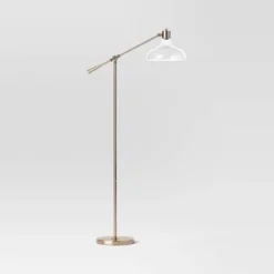 Crosby Bell Floor Lamp Brass With Glass Shade - Threshold™ -Famous Lighting Store GUEST a56aefbc c219 4e3d a609 84cc3103cc5e
