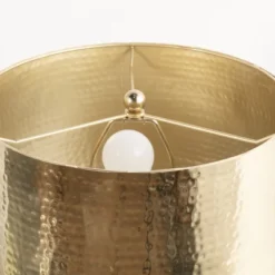 NuLOOM Monroe Concrete & Iron 25" Table Lamp Lighting - Brass 25" H X 14" W X 14" D -Famous Lighting Store GUEST a82c3844 2b88 4d70 bfd5 b24ccbbd7e09