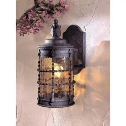 Minka Lavery Mallorca Collection 16" High Iron Outdoor Wall Light