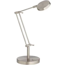 360 Lighting Xenos Modern Desk Lamp 20" High Satin Nickel With USB Charging Port LED Adjustable Arm White Head For Bedroom Living Room Bedside Reading -Famous Lighting Store GUEST aac67e7f 6dca 4c0c 8fdb 09c5e15e93ec