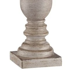 Regency Hill Regency Traditional Table Lamps 26 1/2" High Set Of 2 Beige Washed Fabric Tapered Drum Shade For Bedroom Living Room Bedside Nightstand -Famous Lighting Store GUEST abde8bc7 794f 4a2f a6b5 8f07ac4c944e